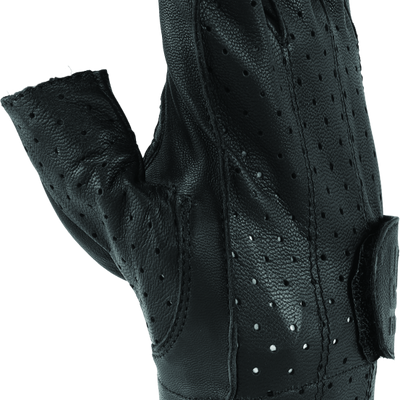 Kuryakyn Leather By River Road Tucson Shorty Gloves Black - Small