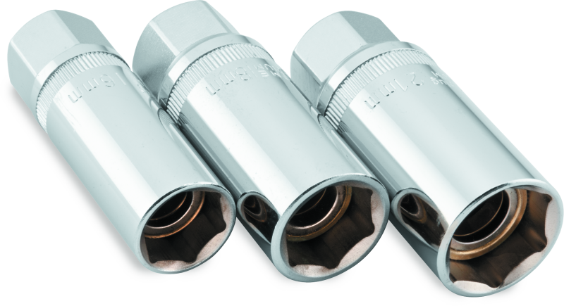 BikeMaster Sparkplug Socket Set Magnetic 16/18/22mm