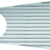 Kuryakyn Finned Mid Primary Accent Cover Chrome