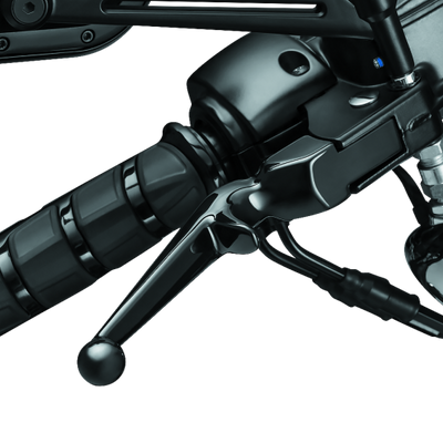 Kuryakyn Trigger Lever Set 96-Up Cable Gloss Black