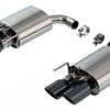 Borla 2024 Ford Mustang GT 5.0L V8 w/ Active Exhaust S-Type Axle-Back Exhaust System - Black Chrome