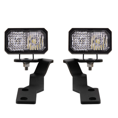 Diode Dynamics 16-21 Toyota Tacoma Stage Series 2in LED Ditch Light Kit - Pro White Combo