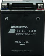 BikeMaster AGM Battery - MS12-7L-BS
