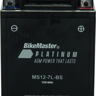 BikeMaster AGM Battery - MS12-7L-BS