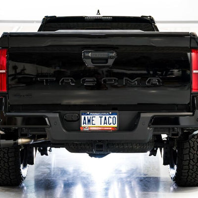 AWE Exhaust for 4th Gen Toyota Tacoma Dual Diamond Black Tips