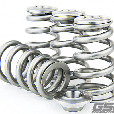GSC P-D Nissan TB48 Ti Retainer Steel Spring Seat HP Conical Valve Spring Kit