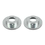 Power Stop 12-19 Nissan NV1500 Rear Evolution Drilled & Slotted Rotors - Pair