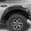 Bushwacker 2021+ Ford Bronco 4-Door Extend-A-Flares 4pc - Black