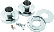 Bikers Choice Polished Stainless Steel Hidden External Fork Stop Kit Custom