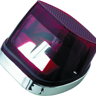 Bikers Choice 73-98 Big Twin And Sportster Replacement Taillight Red Replaces H-D 68008-73B