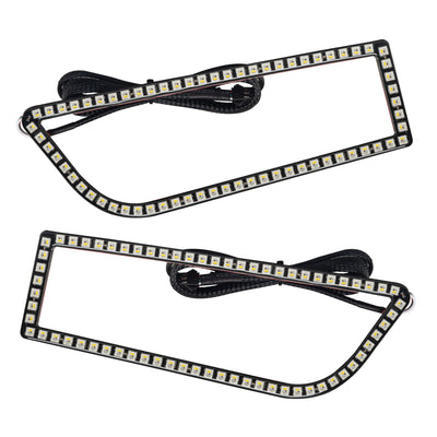 Oracle 1421 Polaris RZR 900/1000 Turbo Dynamic RGB+A Seq Turn Signal Headlight Halo Kit