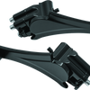 Kuryakyn Adjustable Passenger Pegs With Small ISO Pegs Black