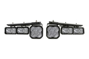 Diode Dynamics 2021 Ford Bronco Stage Series Fog Pocket Kit - White Pro