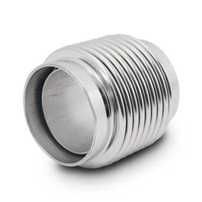 Vibrant 1.50in ID x 2.75in Long 321SS Electro Polished Motorsport Bellows w/Neck & Liner