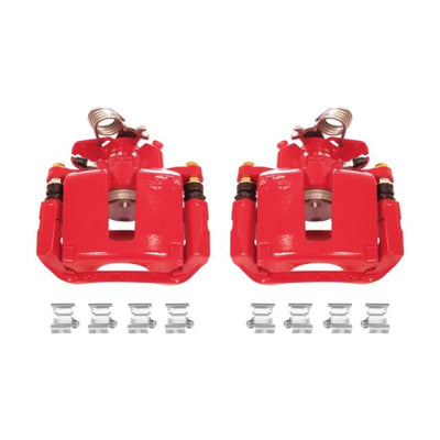 Power Stop 13-17 Ford Explorer Rear Red Calipers w/Brackets - Pair