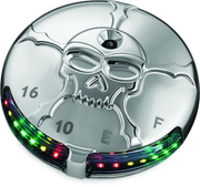 Kuryakyn Zombie Fuel & Battery Gauge Chrome
