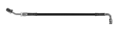 Goodridge 56in Universal Clutch Line w/SS Fittings & Black Hose - 90Deg Banjo w/AN3 Fitting