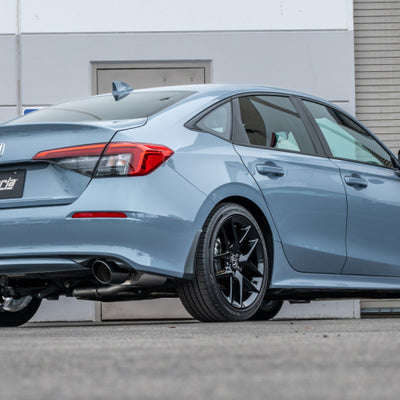 Borla 22-24 Honda Civic Sport 2.25in S-Type Cat Back 4in Tip - Black Chrome