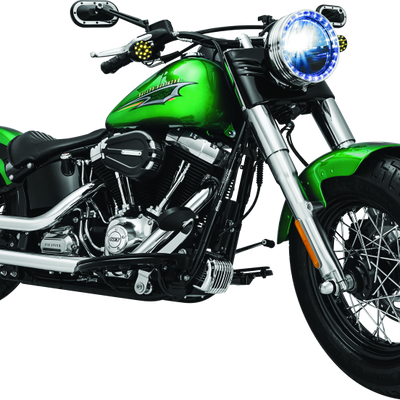 Kuryakyn Heavy Industry Mirrors Satin Black & Chrome