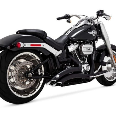 Vance & Hines HD 18-22 Fatboy/Breakout Big Radius 2-2 Black PCX Full System Exhaust