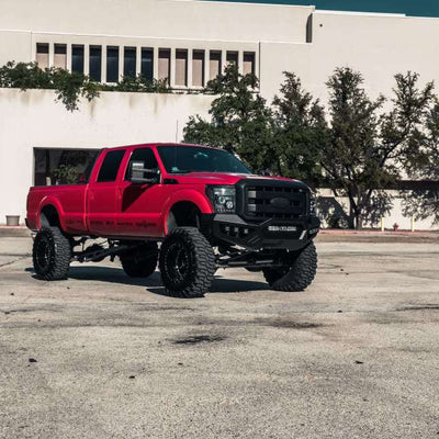 Road Armor 11-16 Ford F-250 SPARTAN Front Bumper Bolt-On Pre-Runner Guard - Tex Blk