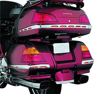 Kuryakyn L.E.D. Trunk Molding For 01-10 GL1800 Chrome Red Lens
