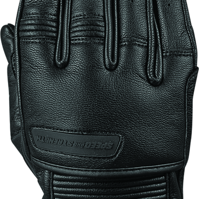 Speed and Strength Off the Chain Leather Gloves Black - Small