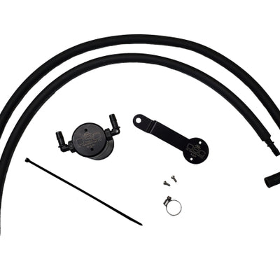 J&L 20-25 Hyundai Palisade / Kia Telluride 3.8L Oil Separator 3.0 Passenger Side - Black Anodize