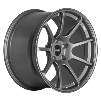 Konig Forged F5R 18x9.5 A 5x114.3 ET25 Ash Silver Wheel (Knurled Bead)