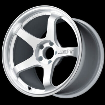 Advan GT Beyond 18X10.5 +32 5x112 Racing White Wheel