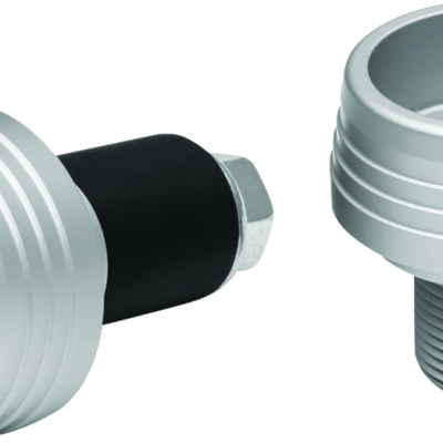 Kuryakyn Lodestar Front Axle Slider Silver