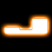 ORACLE Lighting Universal Illuminated LED Letter Badges - Matte Wht Surface Finish - J