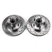 Power Stop 95-97 Chevrolet Blazer Front Evolution Drilled & Slotted Rotors - Pair