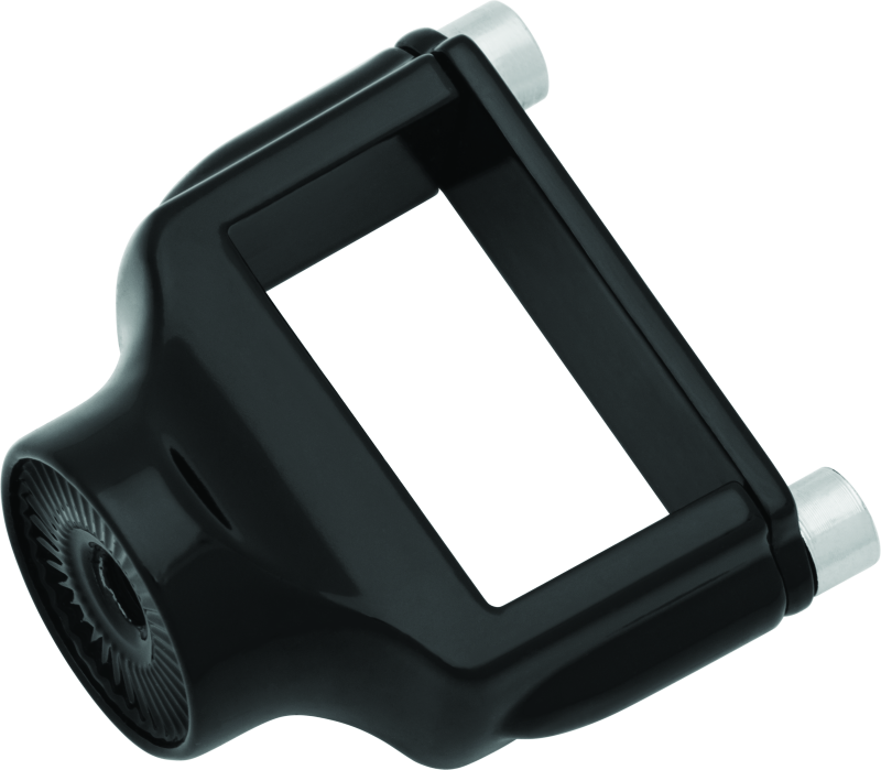 Kuryakyn Side Mount License Plate Holder Clamp 86-22 XL Models Gloss Black