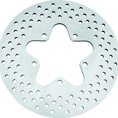 Bikers Choice 86-99 FLT Stock Replacement Rear Brake Rotor Drilled Steel