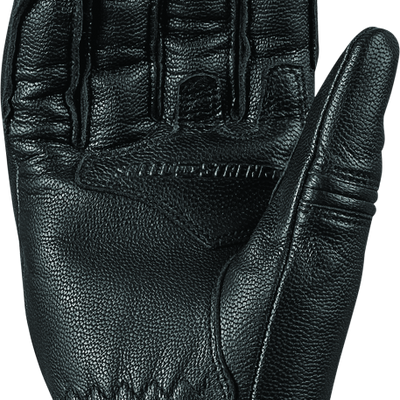 Speed and Strength Throttle Body Leather Glove Black Womens - XS