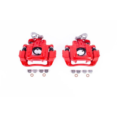 Power Stop 2009 Ford Flex Rear Red Calipers w/Brackets - Pair
