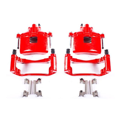 Power Stop 2004 Pontiac Grand Prix Front Red Calipers w/Brackets - Pair