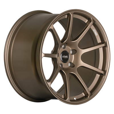 Konig Forged F5R 19x9 5x130 ET50 Satin Bronze Wheel (Knurled Bead)