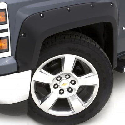 Lund 02-08 Dodge Ram 1500 RX-Rivet Style Smooth Elite Series Fender Flares - Black (4 Pc.)