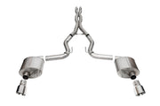 Corsa 24+ Ford MustangGT Sport Cat-Back Exhaust System 3.0in Dual Rear Exit w/4.5in Pro Series Tips