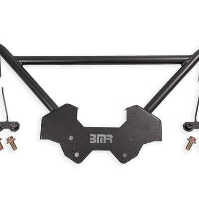 BMR Suspension 64-72 GM A-Body Front Reinforcement Brace - Black Hammertone