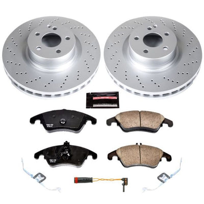 Power Stop 12-15 Mercedes-Benz C250 Front Z23 Evolution Sport Coated Brake Kit