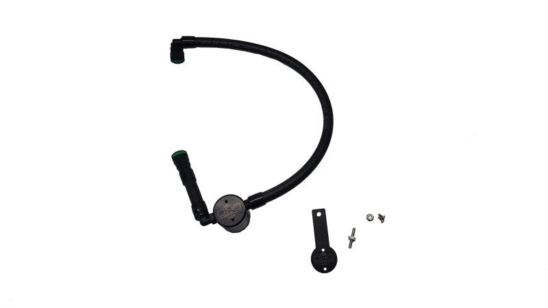 J&L 16-25 Dodge Durango / Jeep Grand Cherokee 3.6L Oil Separator 3.0 Passenger Side - Black Anod