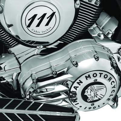 Kuryakyn Rear Oil Panel Accent Chrome Indian