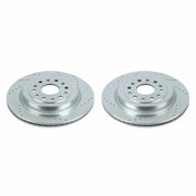 Power Stop 19-20 Ram 1500 Rear Evolution Drilled & Slotted Rotors - Pair