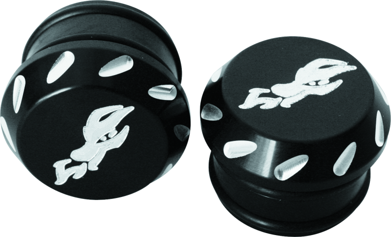 DragonFire Racing Billet Tube Endcap 1.5 in . - Black Anodized