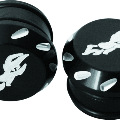 DragonFire Racing Billet Tube Endcap 1.5 in . - Black Anodized