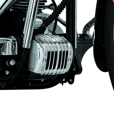 Kuryakyn Regulator Cover  01-17 Softail Chrome