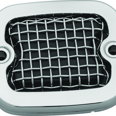 Kuryakyn Mesh Master Cylinder Cover Brk Chrome
